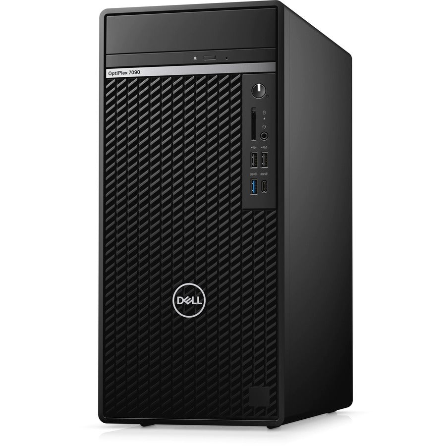 Dell OptiPlex 7000 7090 Desktop Computer - Intel Core i7 10th Gen i7-10700 - 16 GB - 512 GB SSD - Tower - Black DF1GH