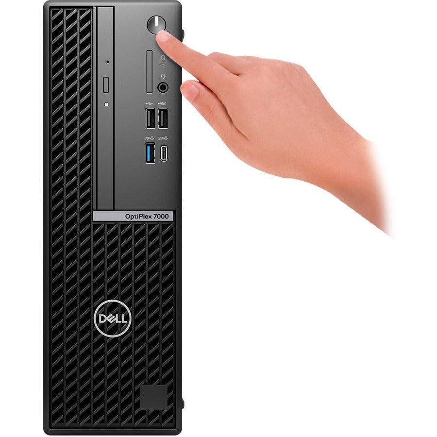 Dell OptiPlex 7000 Desktop Computer - Intel Core i5 12th Gen i5-12500 - vPro Technology - 8 GB - 256 GB SSD - Small Form Factor - Black 9N4CN