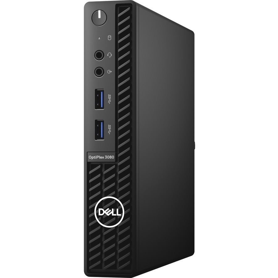 Dell Optiplex 3080 Ddr4-Sdram I3-10105T Mff Intel® Core™ I3 8 Gb 128 Gb Ssd Windows 10 Pro Mini Pc Black