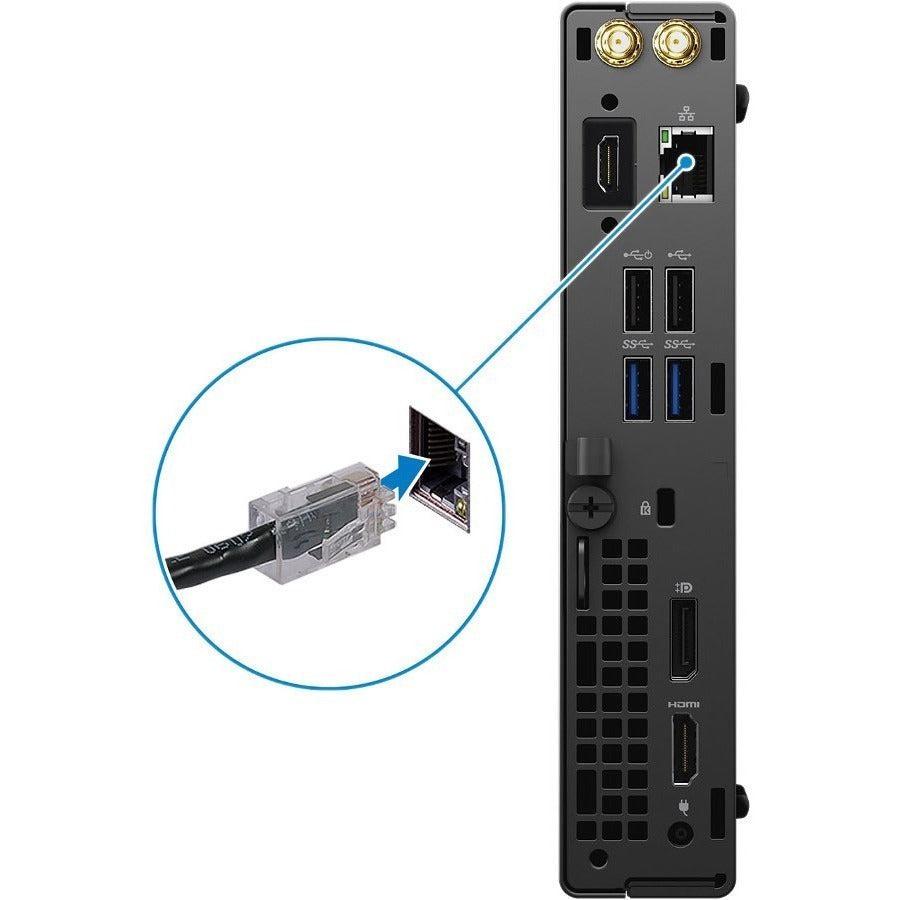 Dell Optiplex 3080 Ddr4-Sdram I3-10105T Mff Intel® Core™ I3 8 Gb 128 Gb Ssd Windows 10 Pro Mini Pc Black