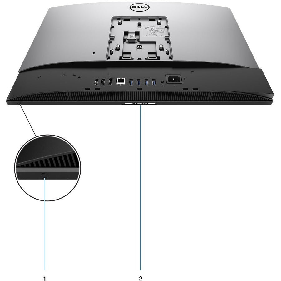 Dell Optiplex 7490 Intel® Core™ I5 60.5 Cm (23.8") 1920 X 1080 Pixels 8 Gb Ddr4-Sdram 256 Gb Ssd All-In-One Pc Windows 10 Pro Wi-Fi 6 (802.11Ax) Silver