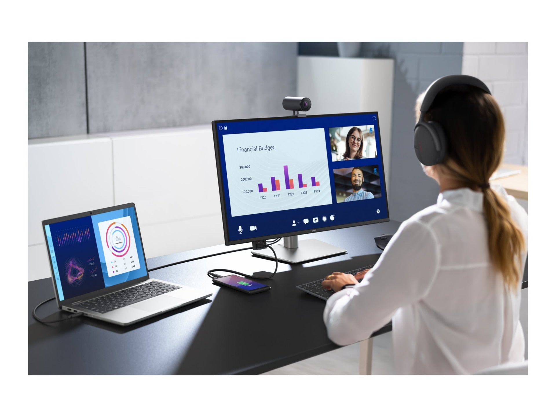 Dell P2725QE 27" 4K UHD LED Monitor with Anti-Glare for Professionals