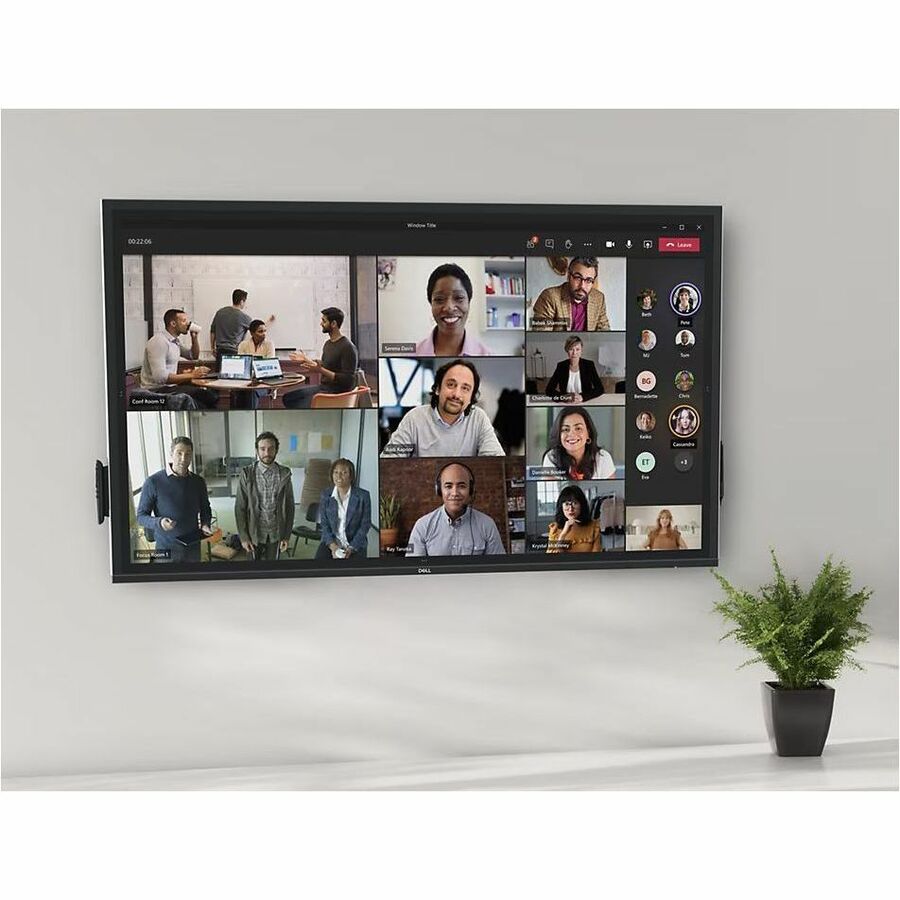 Dell P6524QT Collaboration Display - 65 LCD - InGlass - Touchscreen - 16:9 Aspect Ratio -