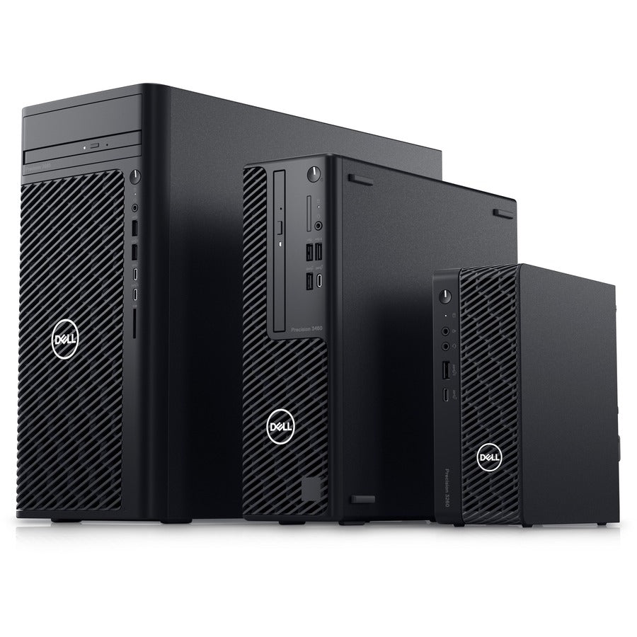 Dell Precision 3000 3260 Workstation - Intel Core I5 Hexa-Core (6 Core) I5-12500 12Th Gen 3 Ghz - 16 Gb Ddr5 Sdram Ram - 512 Gb Ssd - Ultra Small - Black