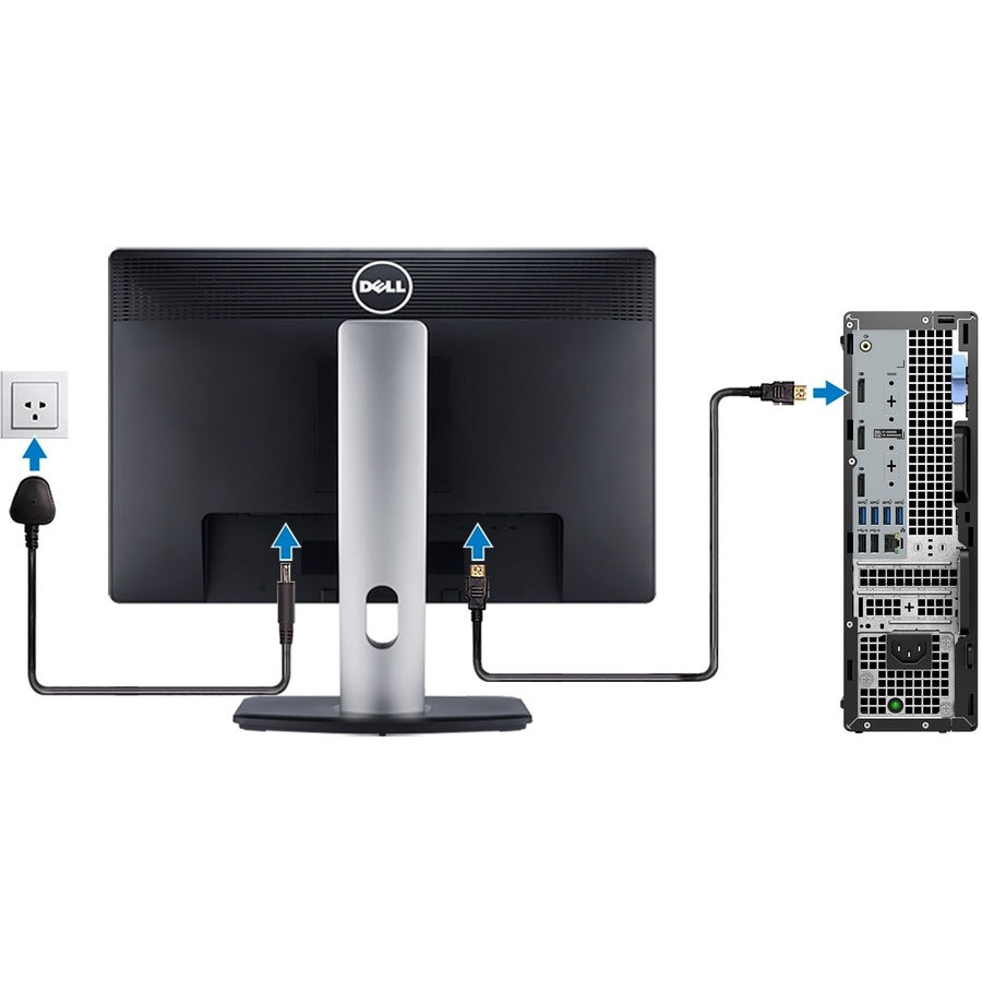 Dell Precision 3000 3460 Workstation - Intel Core I5 Hexa-Core (6 Core) I5-12500 12Th Gen 3 Ghz - 16 Gb Ddr5 Sdram Ram - 256 Gb Ssd - Small Form Factor - Black