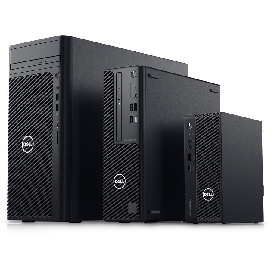 Dell Precision 3000 3460 Workstation - Intel Core I7 Dodeca-Core (12 Core) I7-12700 12Th Gen 2.10 Ghz - 16 Gb Ddr5 Sdram Ram - 512 Gb Ssd - Small Form Factor - Black P0Cd1