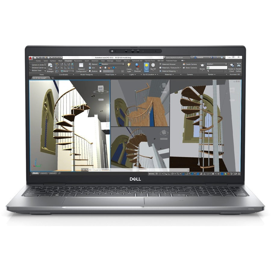 Dell Precision 3000 3570 15.6 Mobile Workstation - Full HD - Intel Core i5 12th Gen i5-1245U - vPro Technology - 16 GB - 256 GB SSD - English (US) Keyboard - Titan Gray" 1KC81