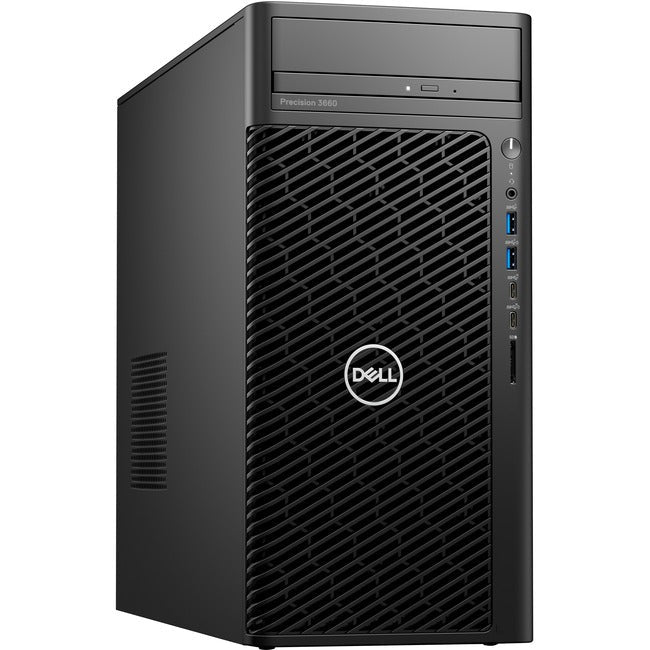 Dell Precision 3660 Tower - Mt - 1 X Core I5 12500 / 3 Ghz - Vpro - Ram 16 Gb - Ssd 256 Gb - Nvme, Class 35 - Dvd-Writer - Uhd Graphics 770 - Gige - Win 10 Pro 64-Bit (Includes Win 11 Pro License) - Monitor: None - Bts - With 3 Years Hardware Service With