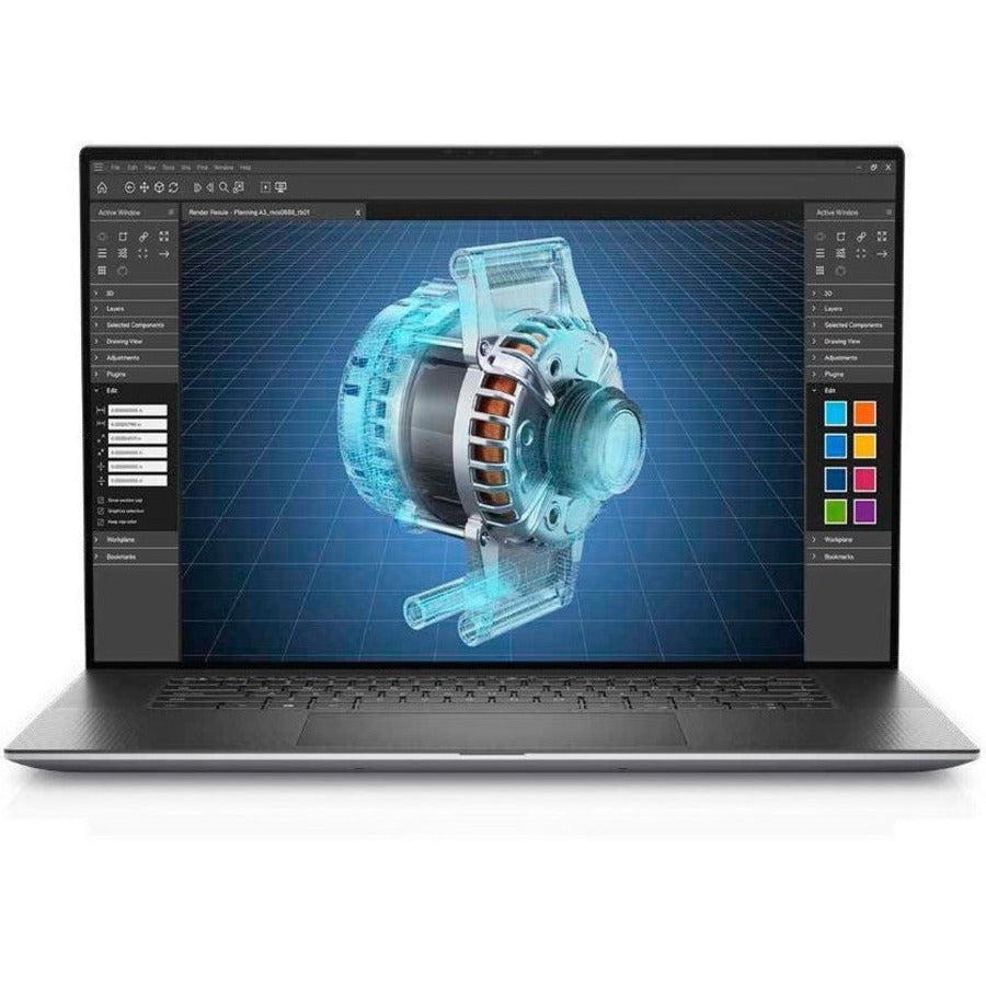 Dell Precision 5000 5770 17 Mobile Workstation - Full HD Plus - Intel Core i5 12th Gen i5-12600H - vPro Technology - 16 GB - 512 GB SSD - English (US) Keyboard - Titan Gray" J47F5