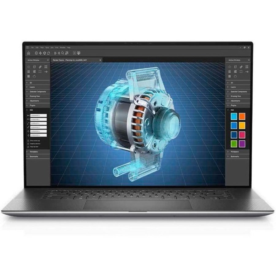 Dell Precision 5000 5770 17 Mobile Workstation - Full HD Plus - Intel Core i7 12th Gen i7-12700H - vPro Technology - 32 GB - 512 GB SSD - English (US) Keyboard - Titan Gray" N4W3N