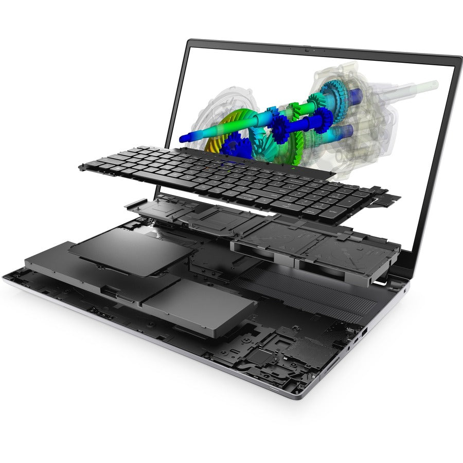 Dell Precision 7000 7770 17.3 Mobile Workstation - Full HD - Intel Core i7 12th Gen i7-12850HX - vPro Technology - 64 GB - 512 GB SSD - English (US) Keyboard - Aluminum Titan Gray" DYN9V