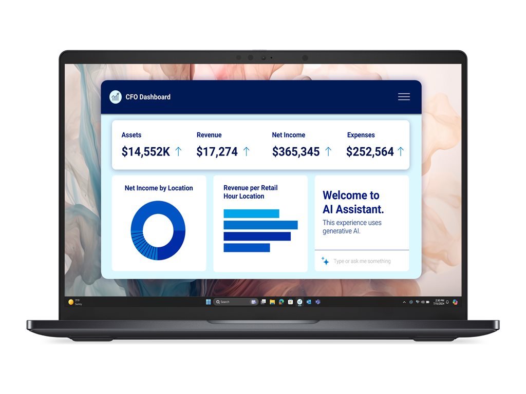 Dell Pro 14 Premium PA14250 - Intel Core Ultra 7 - 268V / up to 5 GHz - Intel Evo vPro Enterprise Platform - Win 11 Pro - Intel FK5CT