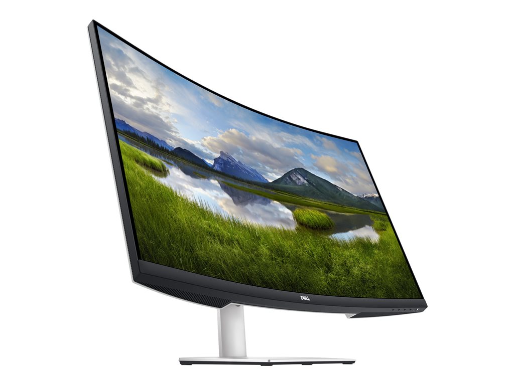 Dell S3221QS - LED monitor - curved - 32 (31.5" viewable) - 3840 x 2160 4K @ 60 Hz - VA - 300 cd/mï¿½ - 3000:1 - 4 ms - 2xHDMI
