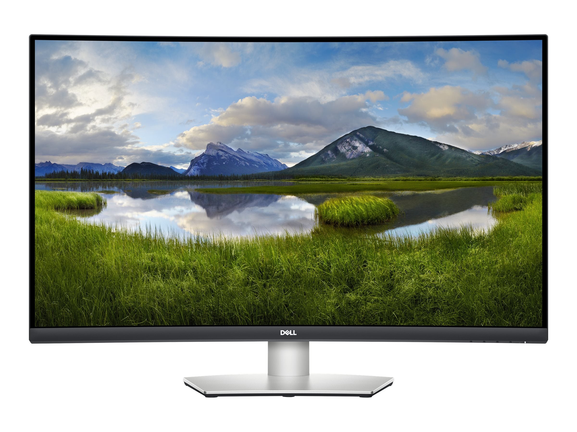 Dell S3221QS - LED monitor - curved - 32 (31.5" viewable) - 3840 x 2160 4K @ 60 Hz - VA - 300 cd/mï¿½ - 3000:1 - 4 ms - 2xHDMI