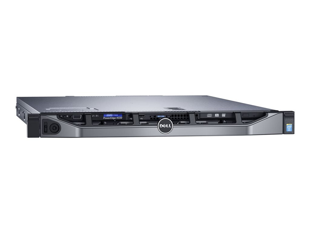Dell TDSourcing EMC PowerEdge R330 - Server - rack-mountable - 1U - 1-way - 1 x Xeon E3-1220V6 / up to 3.5 GHz - RAM 8 GB - SAS V7M4F