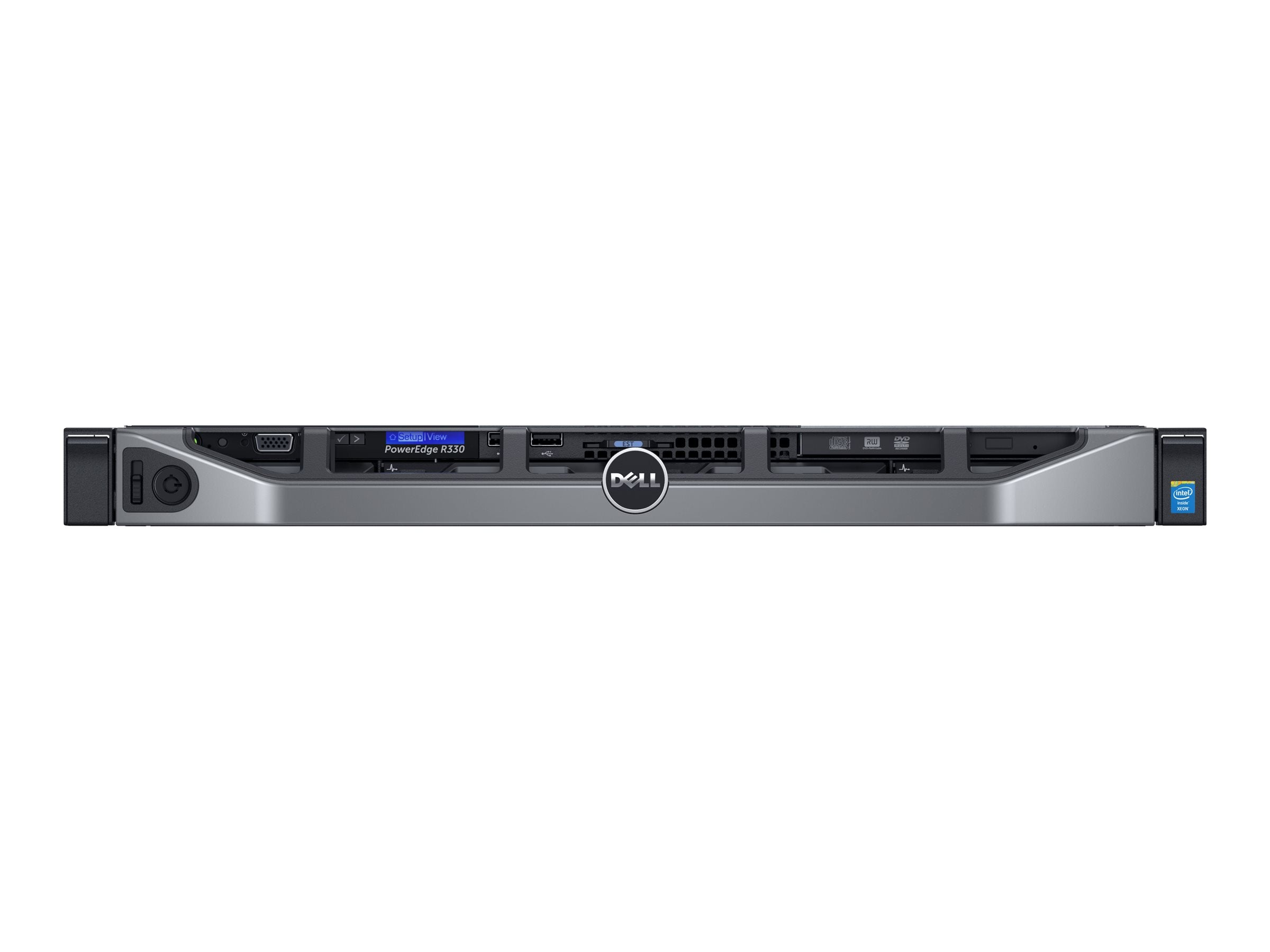 Dell TDSourcing EMC PowerEdge R330 - Server - rack-mountable - 1U - 1-way - 1 x Xeon E3-1220V6 / up to 3.5 GHz - RAM 8 GB - SAS V7M4F