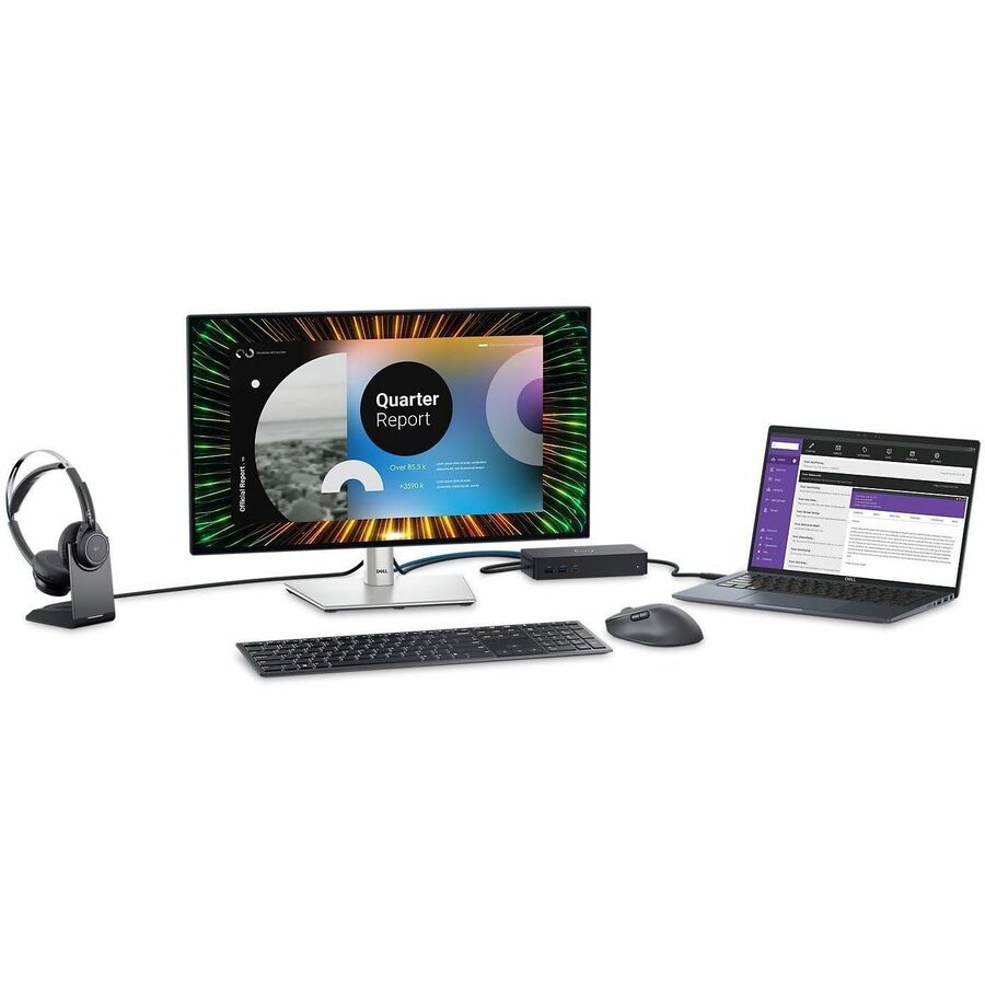 Dell UltraSharp U2424H 24 Class Full HD LED Monitor - 16:9 - Silver - 23.8 Viewable - In-p