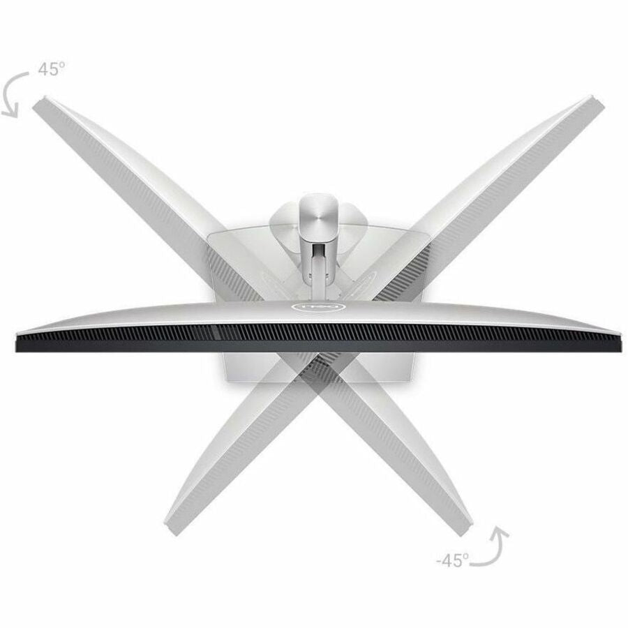 Dell UltraSharp U2424H 24 Class Full HD LED Monitor - 16:9 - Silver - 23.8 Viewable - In-p