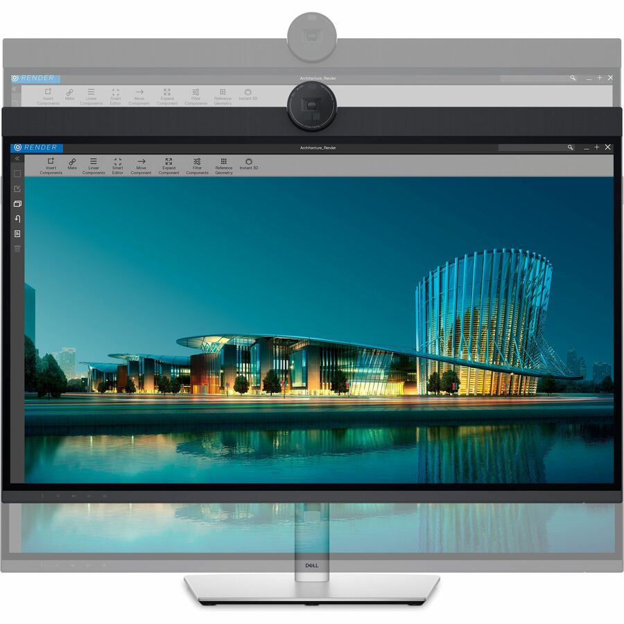 Dell UltraSharp U3224KB 32 Class Webcam 6K LED Monitor - 16:9 - 31.5 Viewable - In-plane S