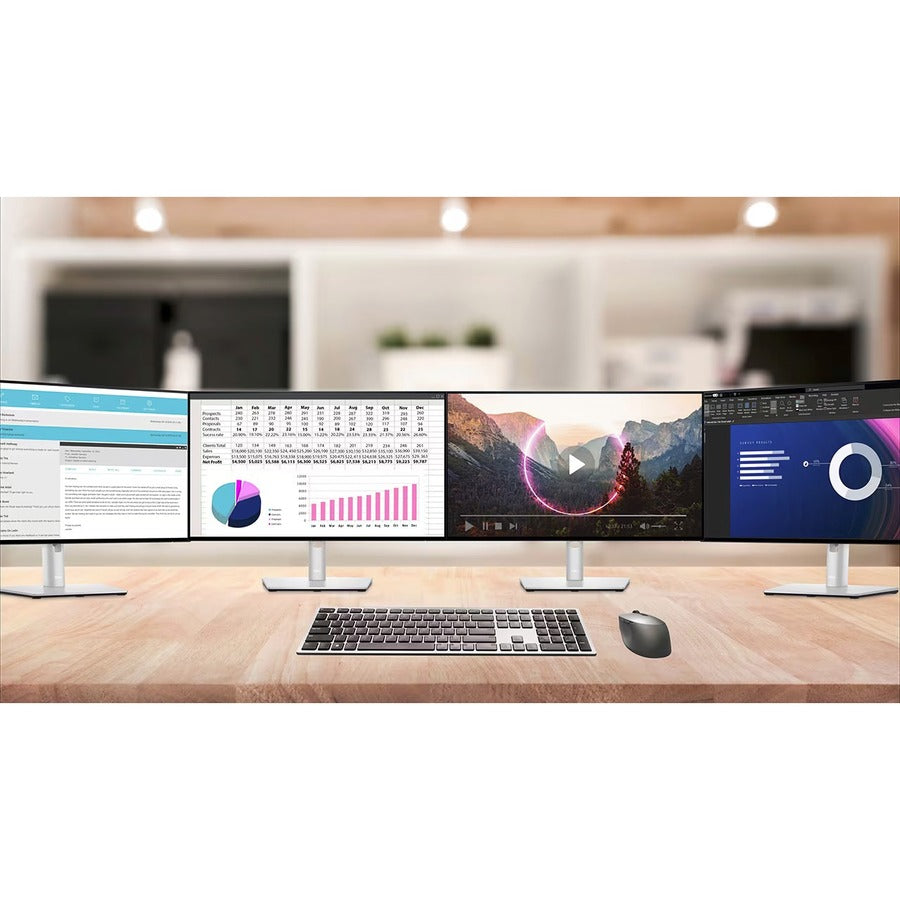 Dell UltraSharp U4323QE 43" Class 4K UHD LCD Monitor - 16:9 - Silver - 42.5" Viewable -