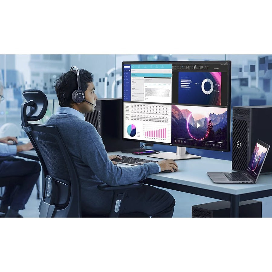 Dell UltraSharp U4323QE 43" Class 4K UHD LCD Monitor - 16:9 - Silver - 42.5" Viewable -