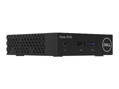 Dell Wyse 3040 - Thin client - DTS - 1 x Atom x5 Z8350 / up to 1.92 GHz - RAM 2 GB - flash - eMMC 16 GB - HD Graphics -