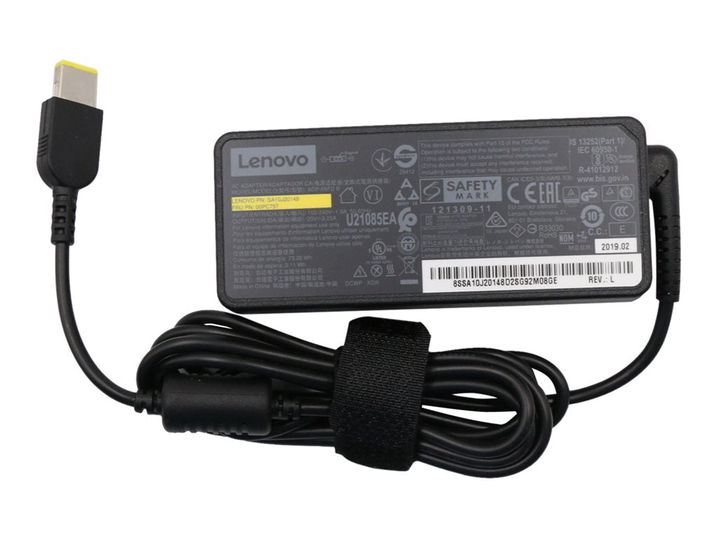 Delta ADP-65FD B - Power adapter - AC 100-240 V - 65 Watt - FRU - for IdeaCentre A340-22; A340-24; ThinkCentre M715q