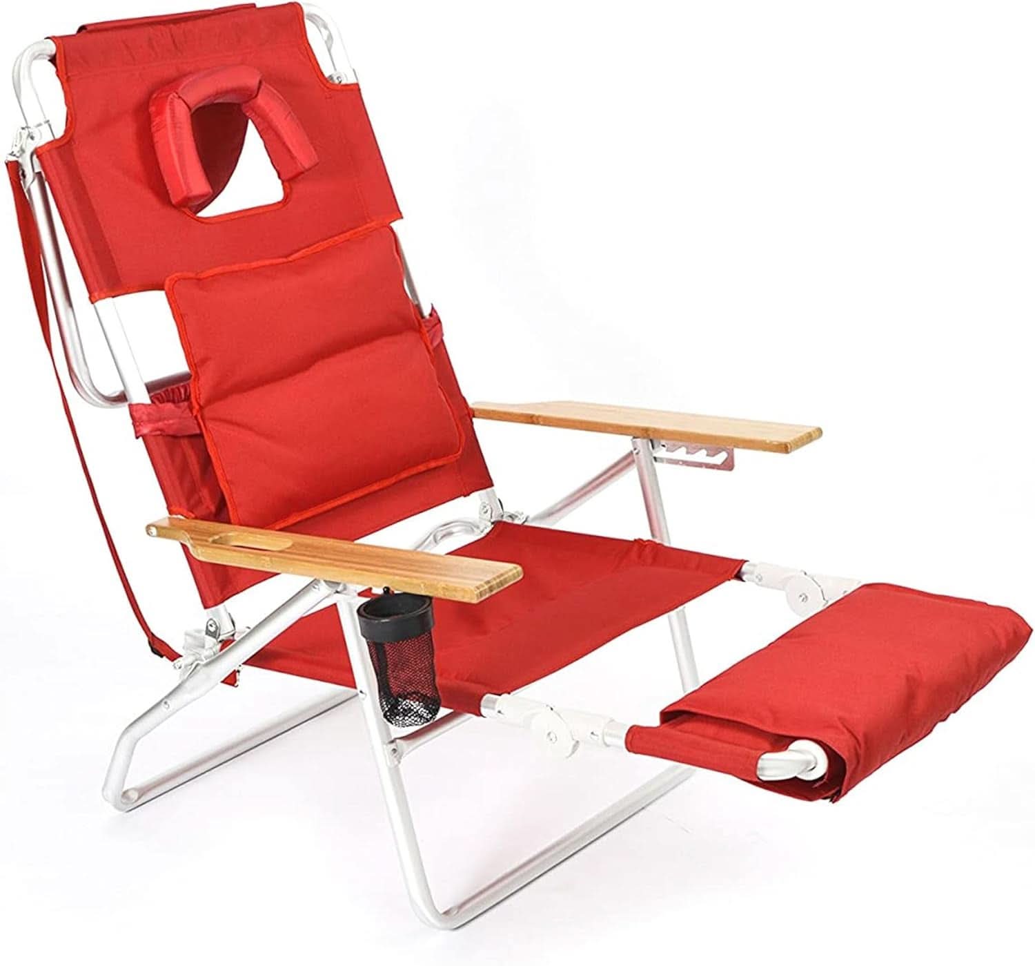 Deluxe Lightweight Reclining Lounge Chair with Footrest