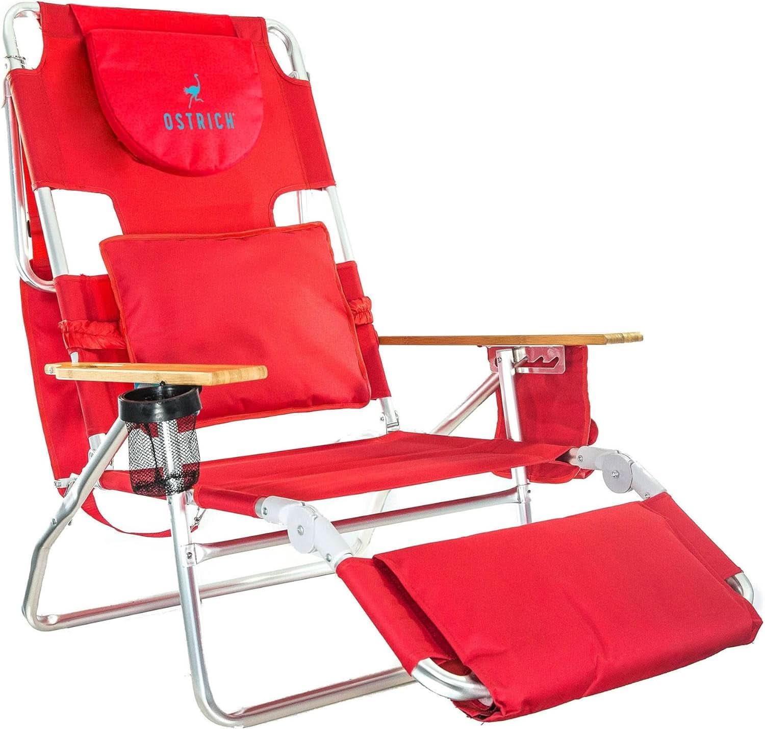 Deluxe Lightweight Reclining Lounge Chair with Footrest