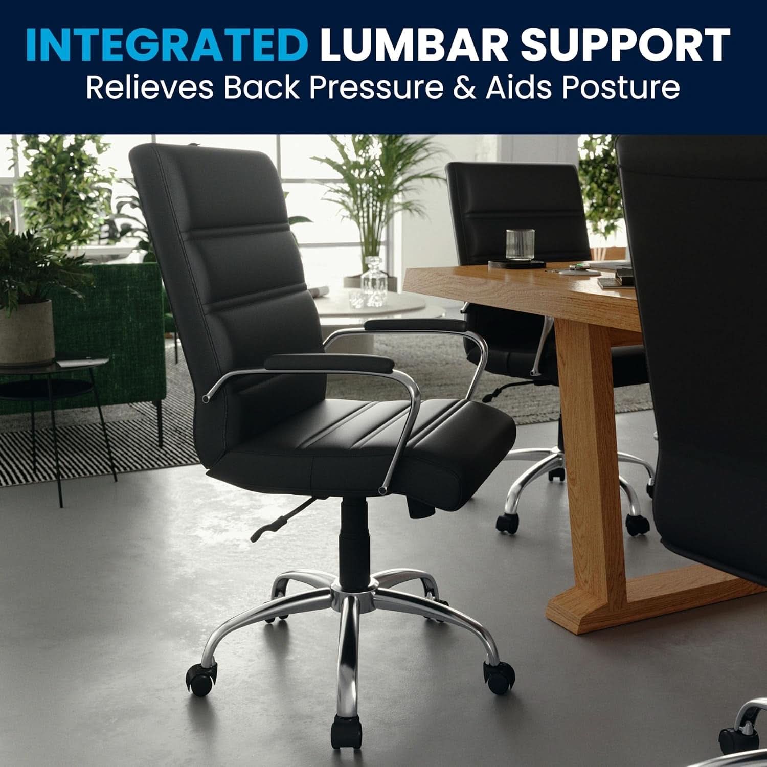 Desk Chair Black Adjustable Office Chair Home Study