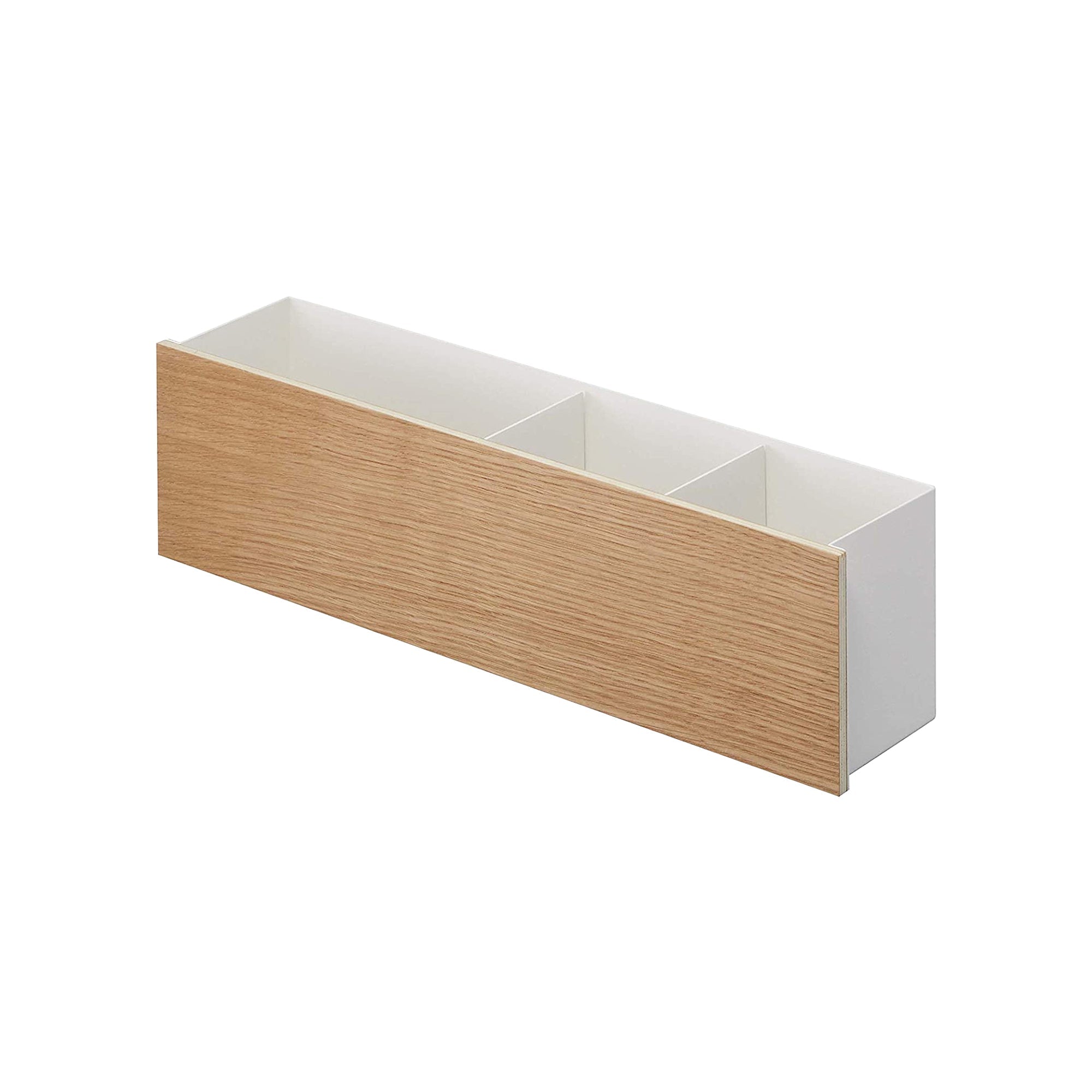 Desk Organizer - Two Sizes - Steel + Wood