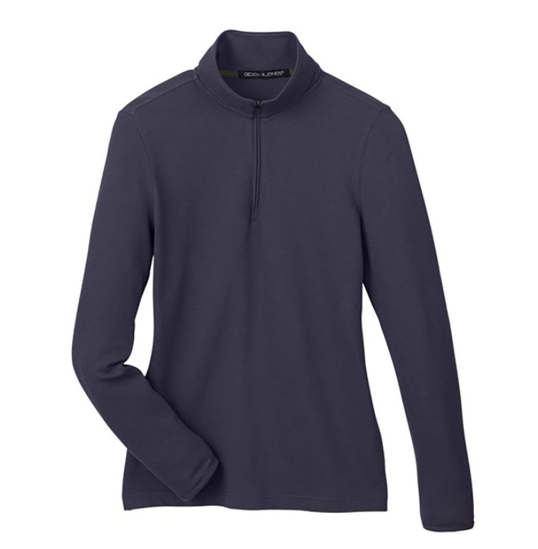 Devon & Jones® Women's New Classics™ Performance Quarter Zip – Effortless Style with Performance-Ready Comfort
