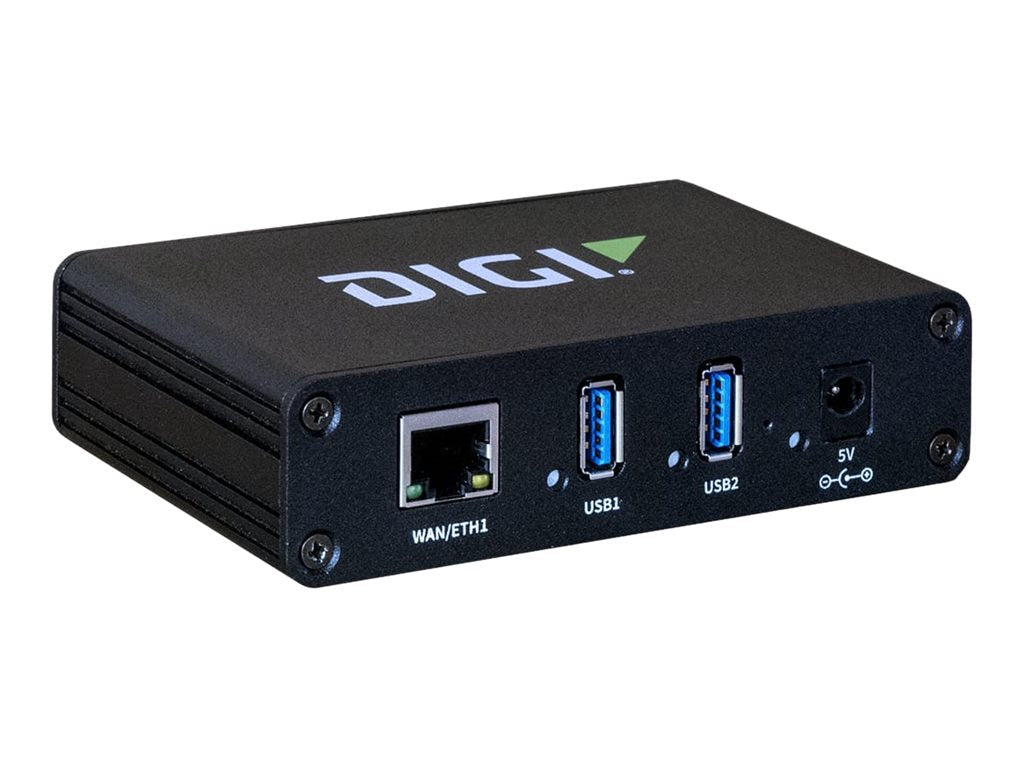Digi AnywhereUSB 2 Plus Kit with Power Supply – Secure Gigabit USB Network Access