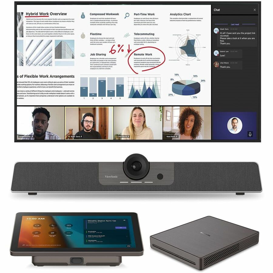 Digital Signage Display - 55" 4K TeamJoin Microsoft Teams 24/7 Operation | ViewSonic CDE5530-MTRC