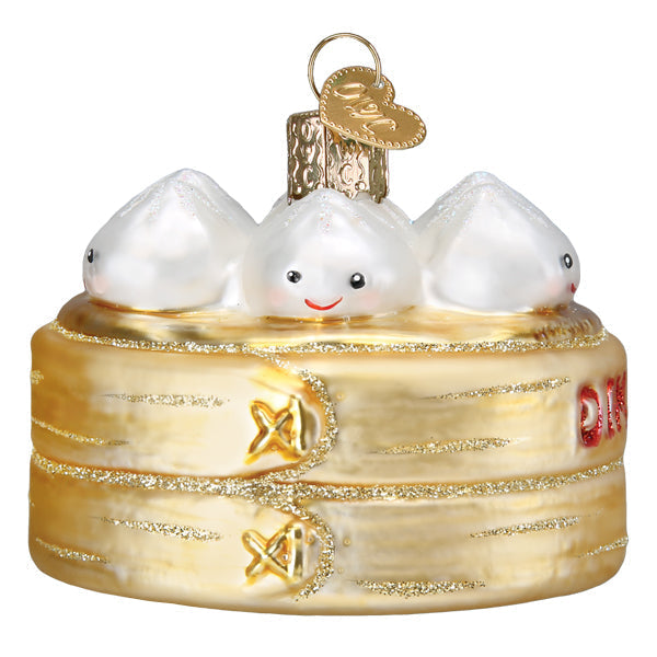 Dim Sum Glass Ornament