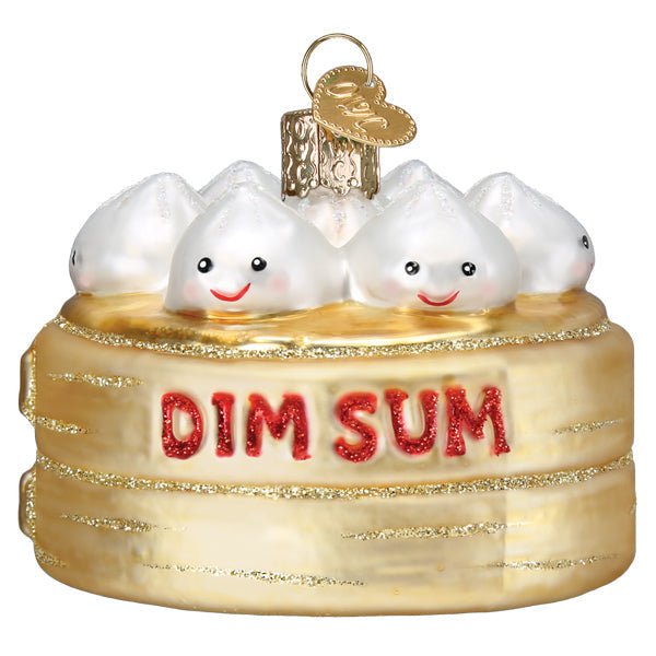 Dim Sum Glass Ornament
