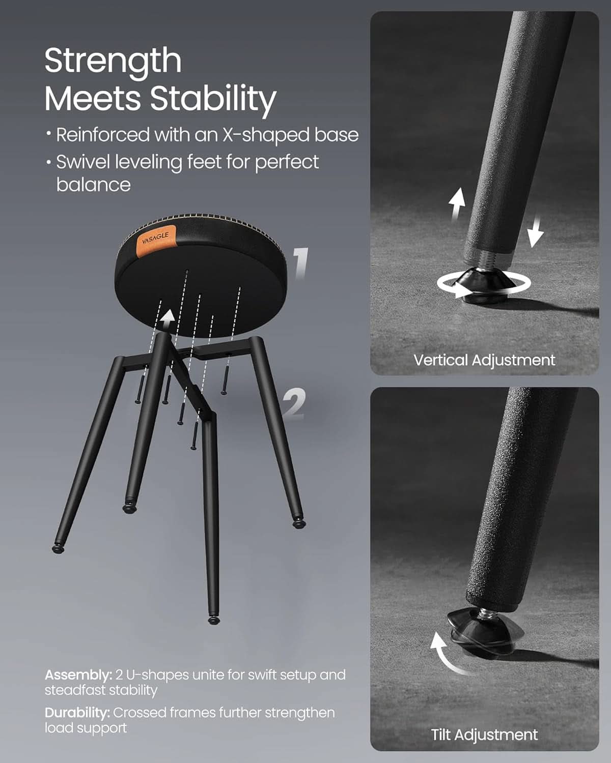 Dining Chairs Ink Black 19 Inch Tall Set Of 2 Sturdy