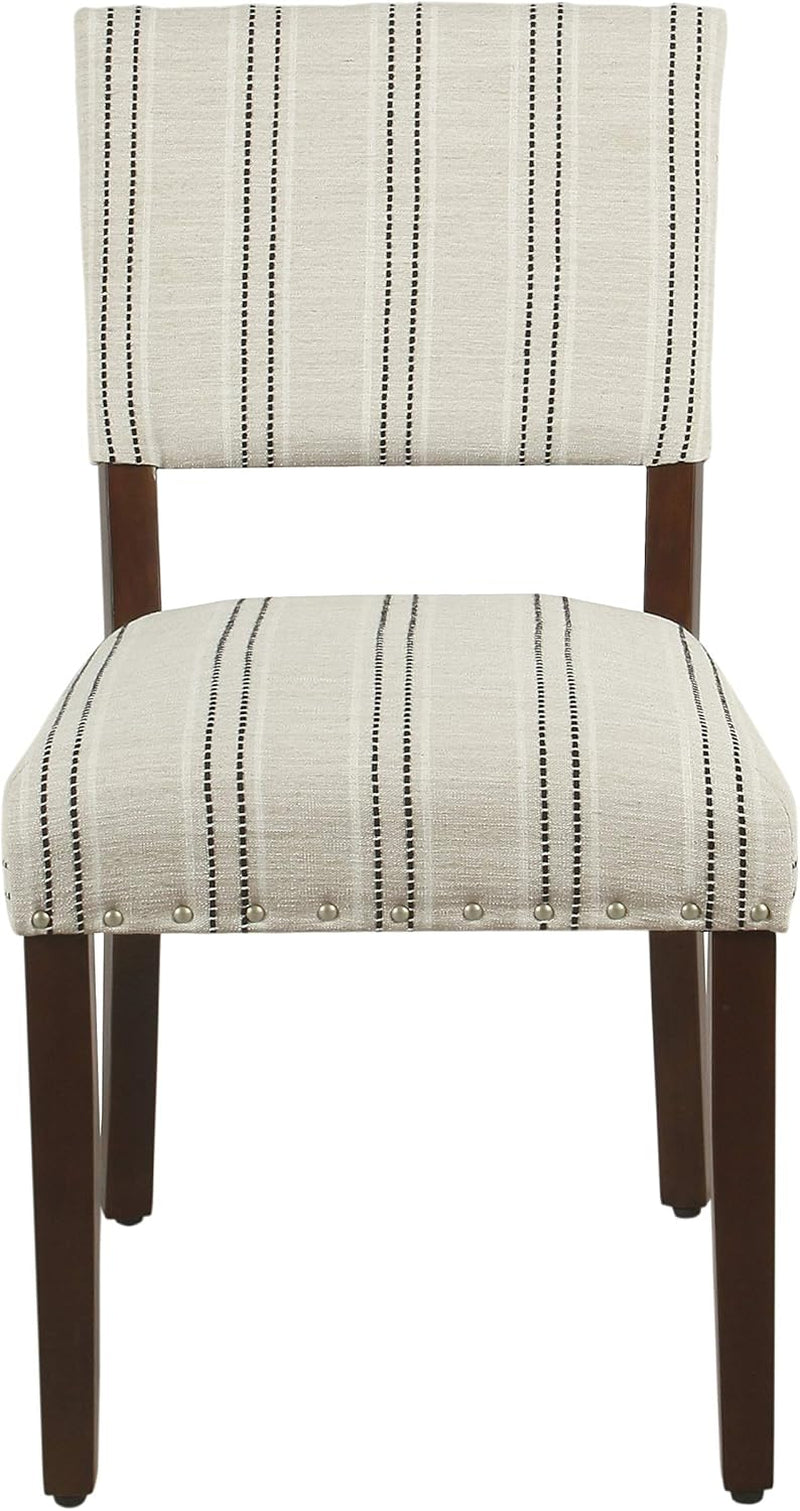 Dining Chairs With Nailhead Trim Black White Set Of 2