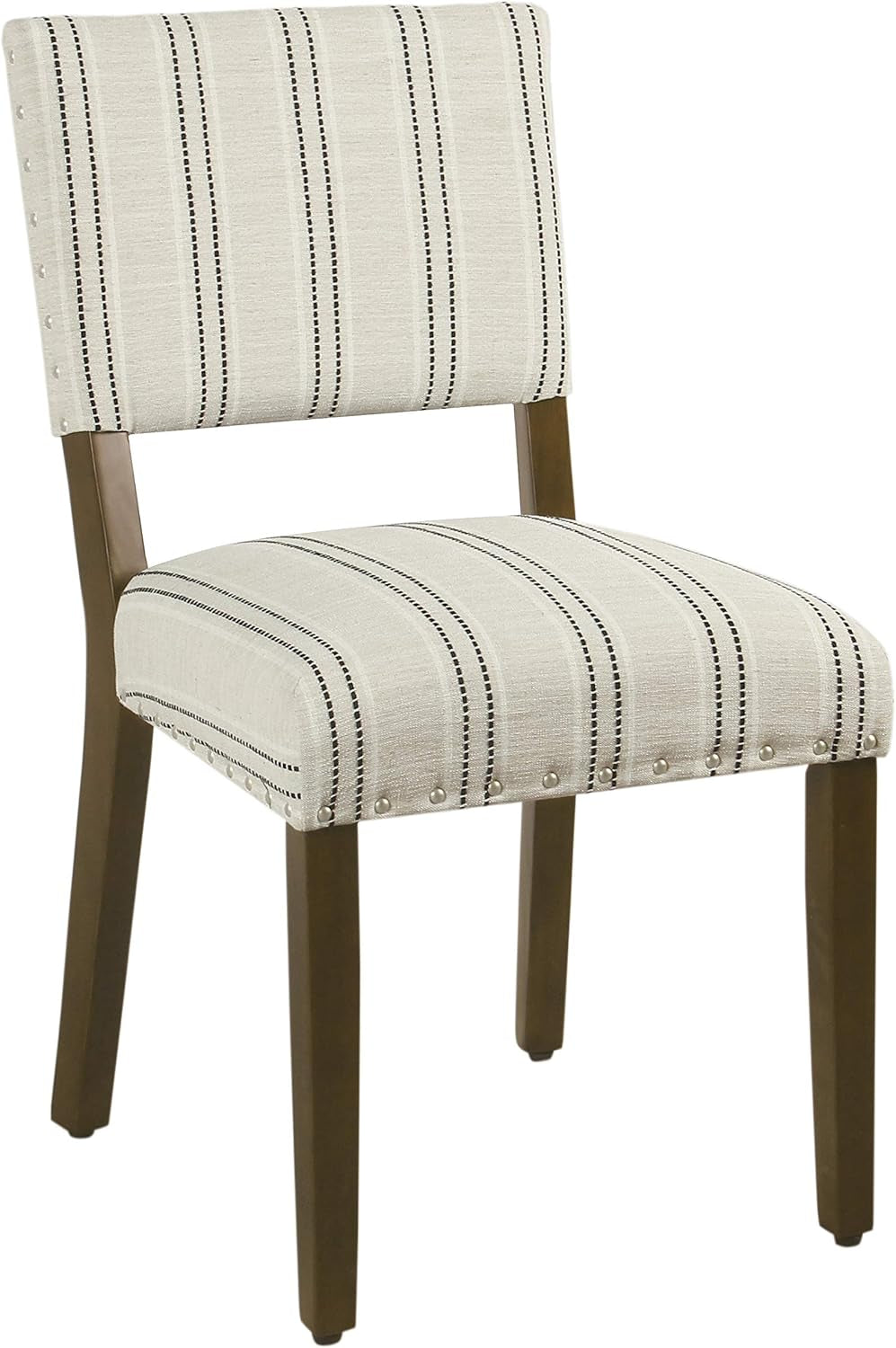 Dining Chairs With Nailhead Trim Black White Set Of 2