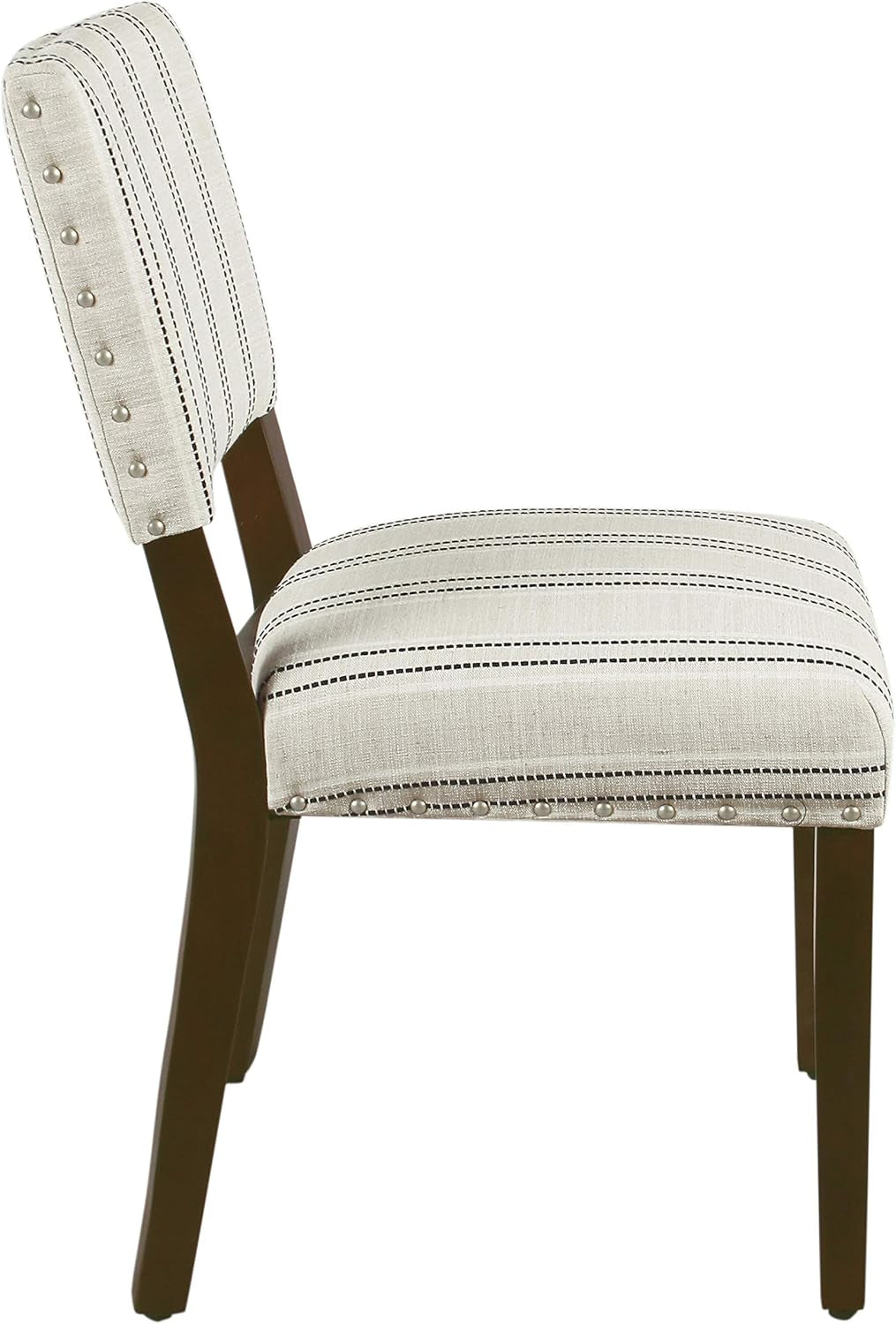 Dining Chairs With Nailhead Trim Black White Set Of 2