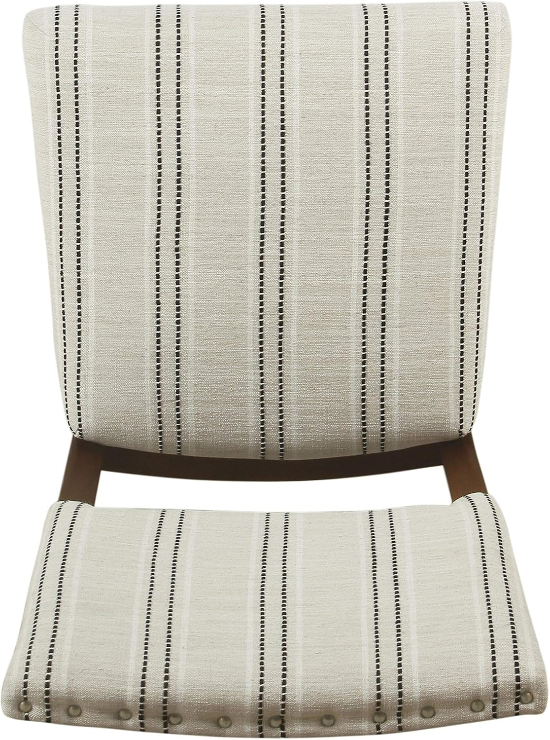 Dining Chairs With Nailhead Trim Black White Set Of 2