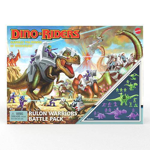 Dino-Riders Rulon Warriors Battle Pack – Exclusive 1980s Toy Set for Kids