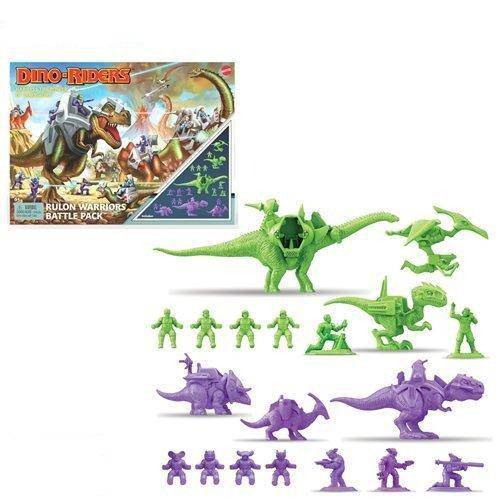 Dino-Riders Rulon Warriors Battle Pack – Exclusive 1980s Toy Set for Kids