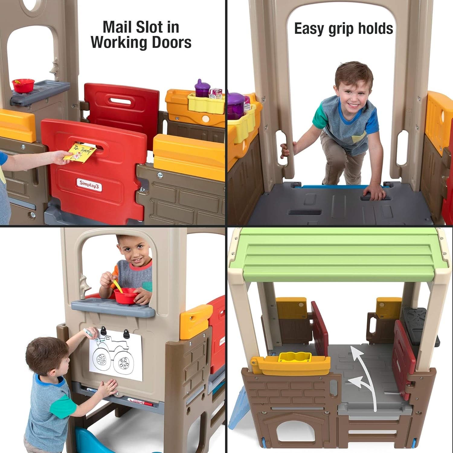 Discovery Playhouse For Kids Indoor Outdoor Climbing