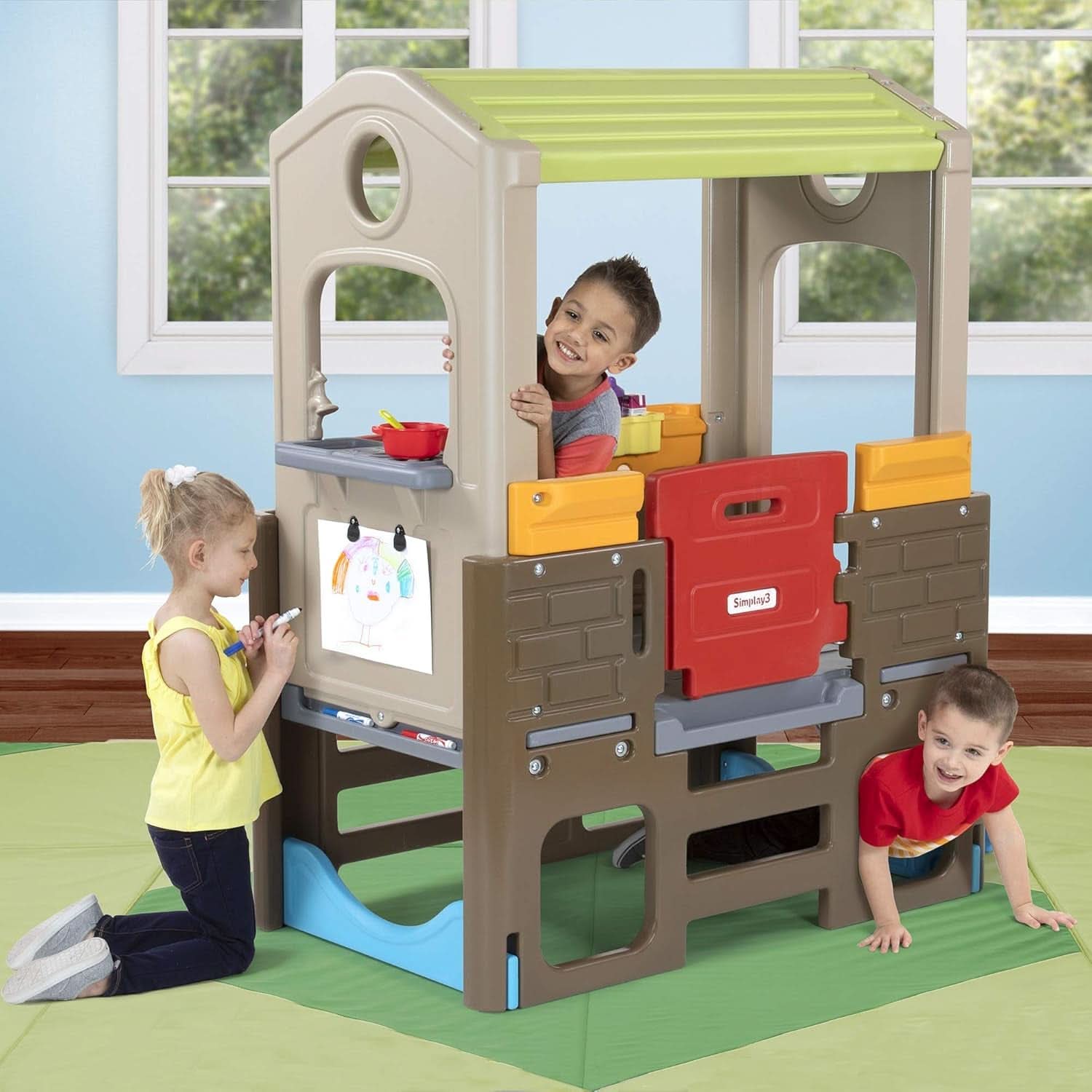 Discovery Playhouse For Kids Indoor Outdoor Climbing