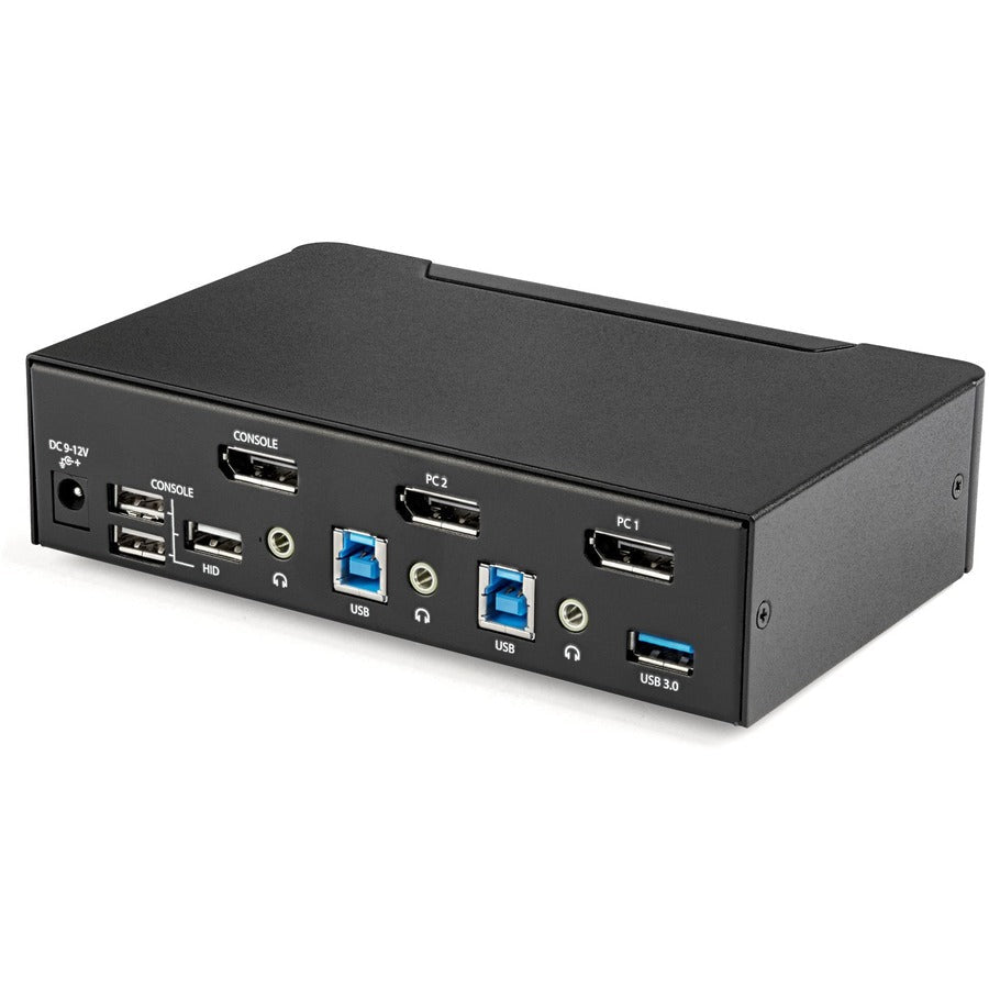 DisplayPort KVM Switch 4K 60Hz - 2 Port Desktop Computer Switch | StarTech.com SV231DPU34K