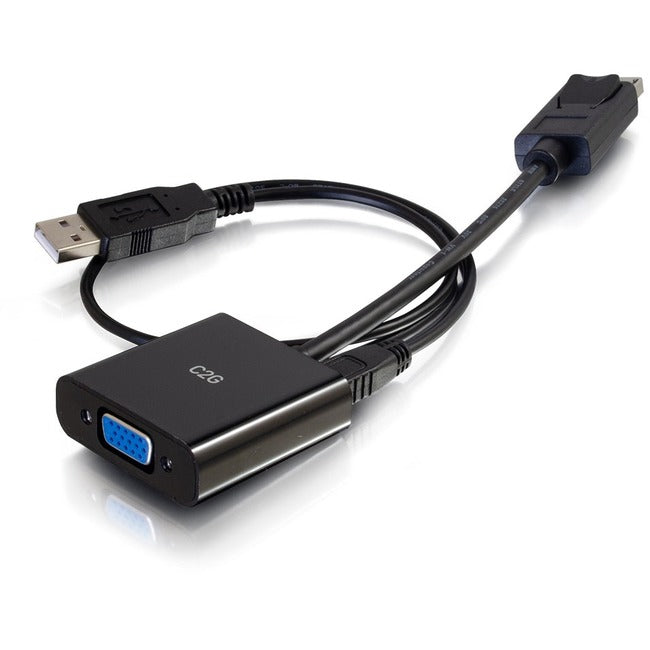 Displayport To Vga Adapter W/ 3.5Mm