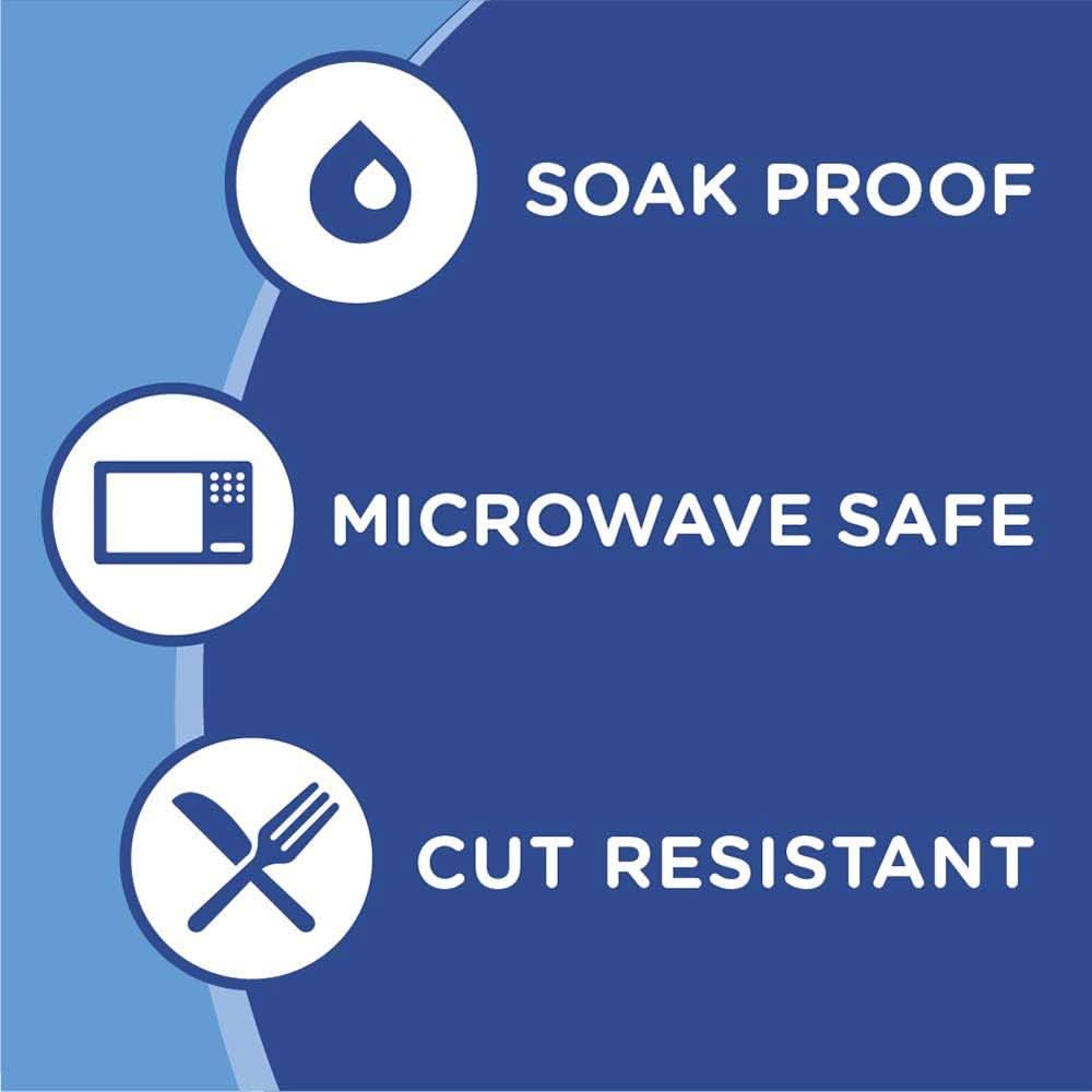 Disposable Paper Plates 6.87 Inch Microwave Safe 600 Count