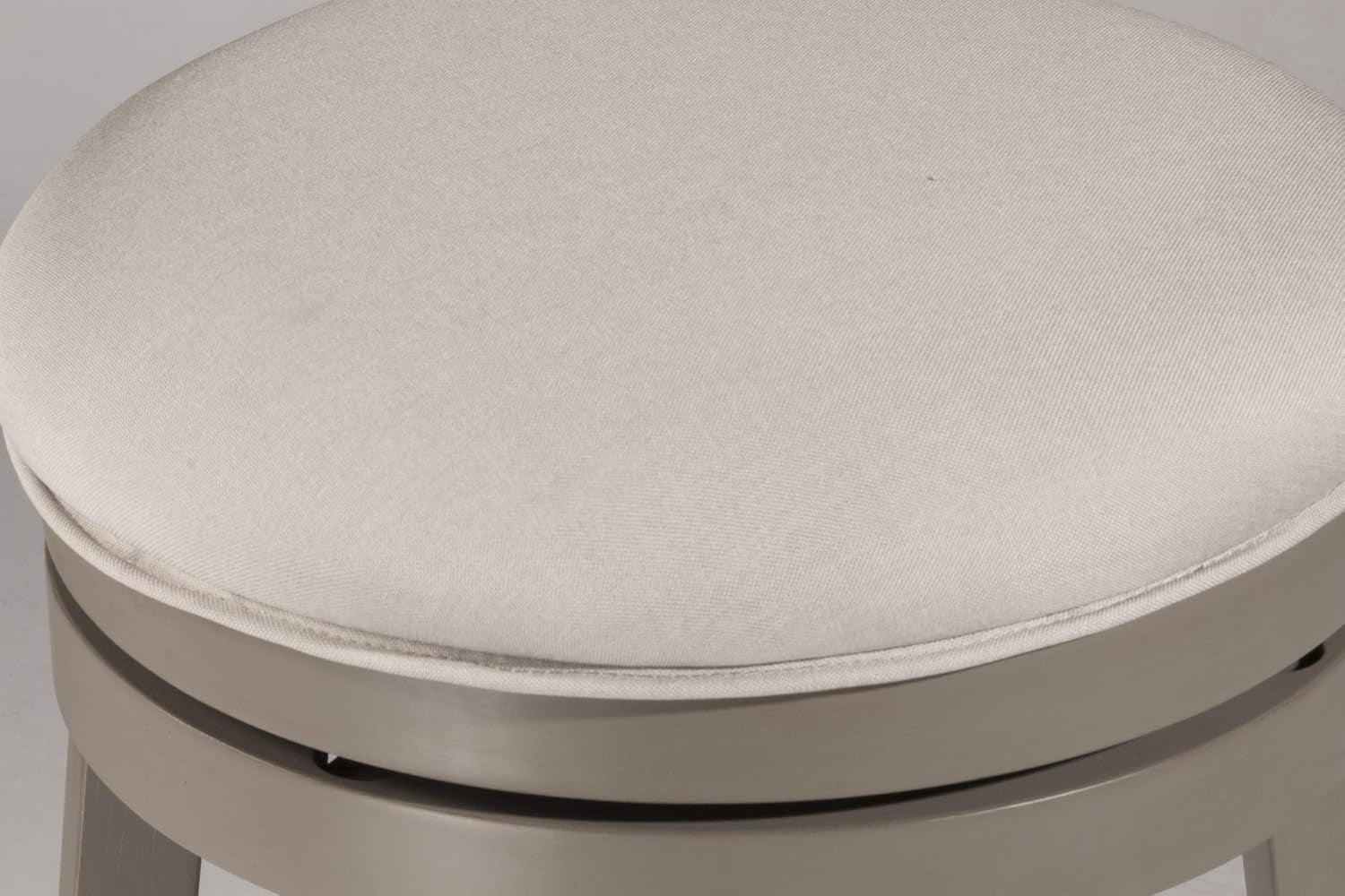 Distressed Gray Swivel Counter Height Stool with Comfort