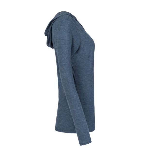 District Made® Women's Perfect Tri® Long Sleeve Hoodie | Soft, Stylish, and Effortlessly Cool